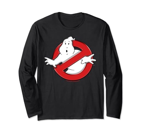 Ghostbusters Classic Movie Logo Poster Langarmshirt