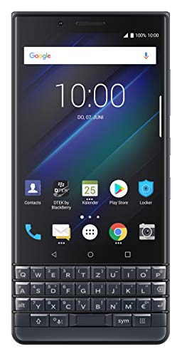 BlackBerry KEY2 LE Business Smartphone, 64 + 4 GB, Dual-SIM Space Blau