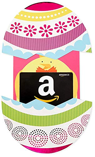 Amazon.de Geschenkkarte in Geschenkschuber (Osterei)