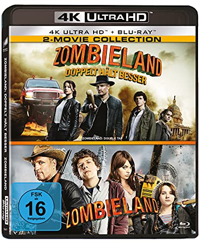 Zombieland 1 & 2 (2 4K-UHDs + 2 Blu-rays)