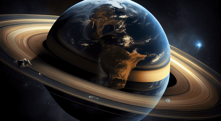 Erde Ringe Saturn